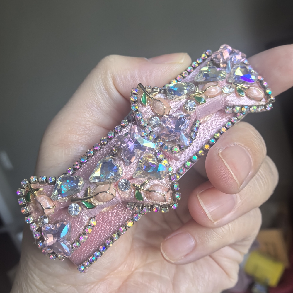 Blow Out handmade hair clips